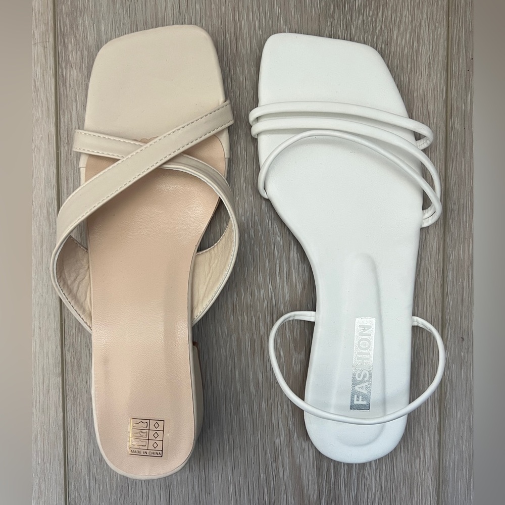 2 Pairs of Women's Sandals